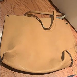 Real calf skin Tote Bag